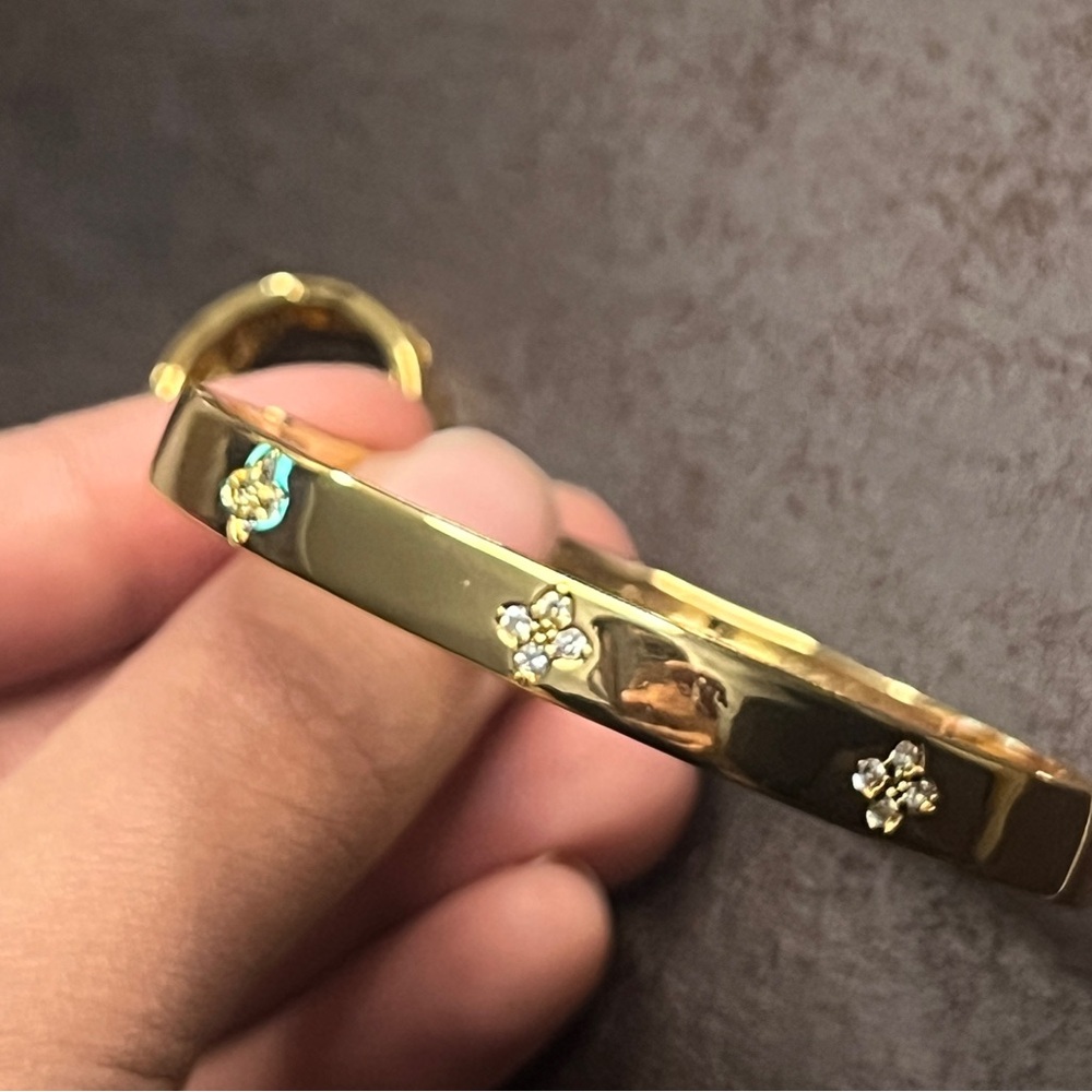 21K Gold Plated Bracelet and Ring Set - Picture 3 of 8